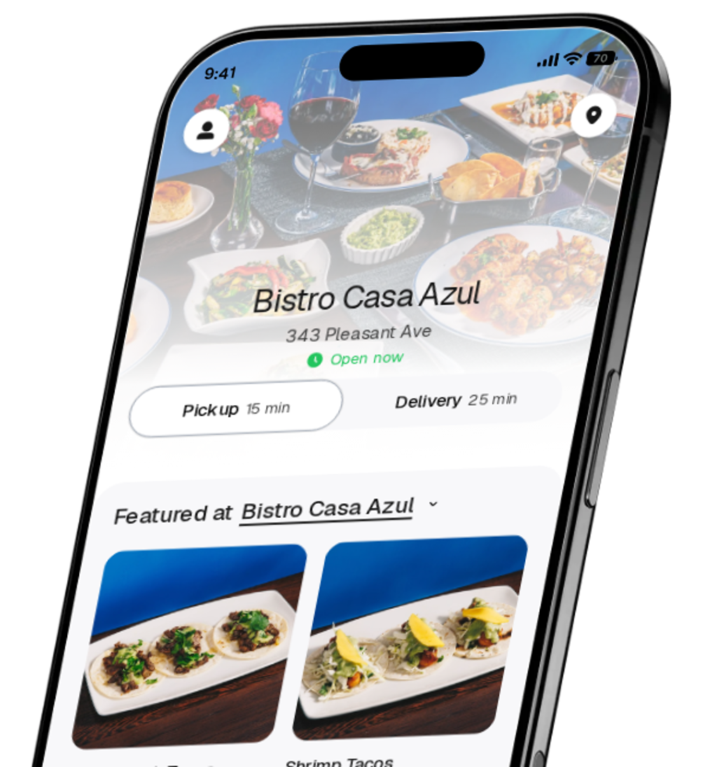 Bistro Casa Azul app preview