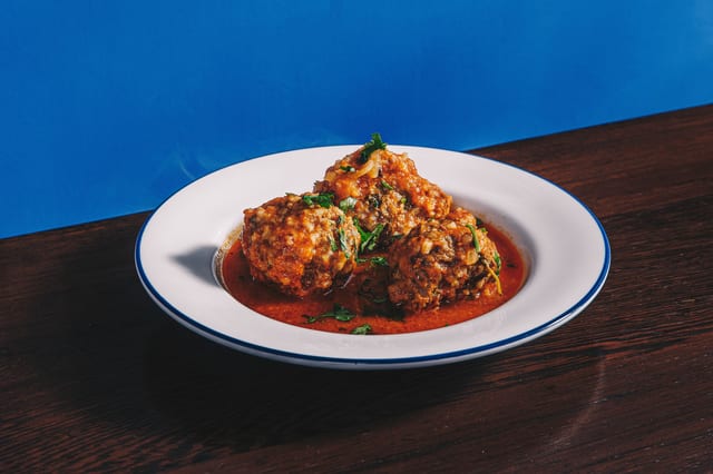 María's Albondigas al Chipotle.