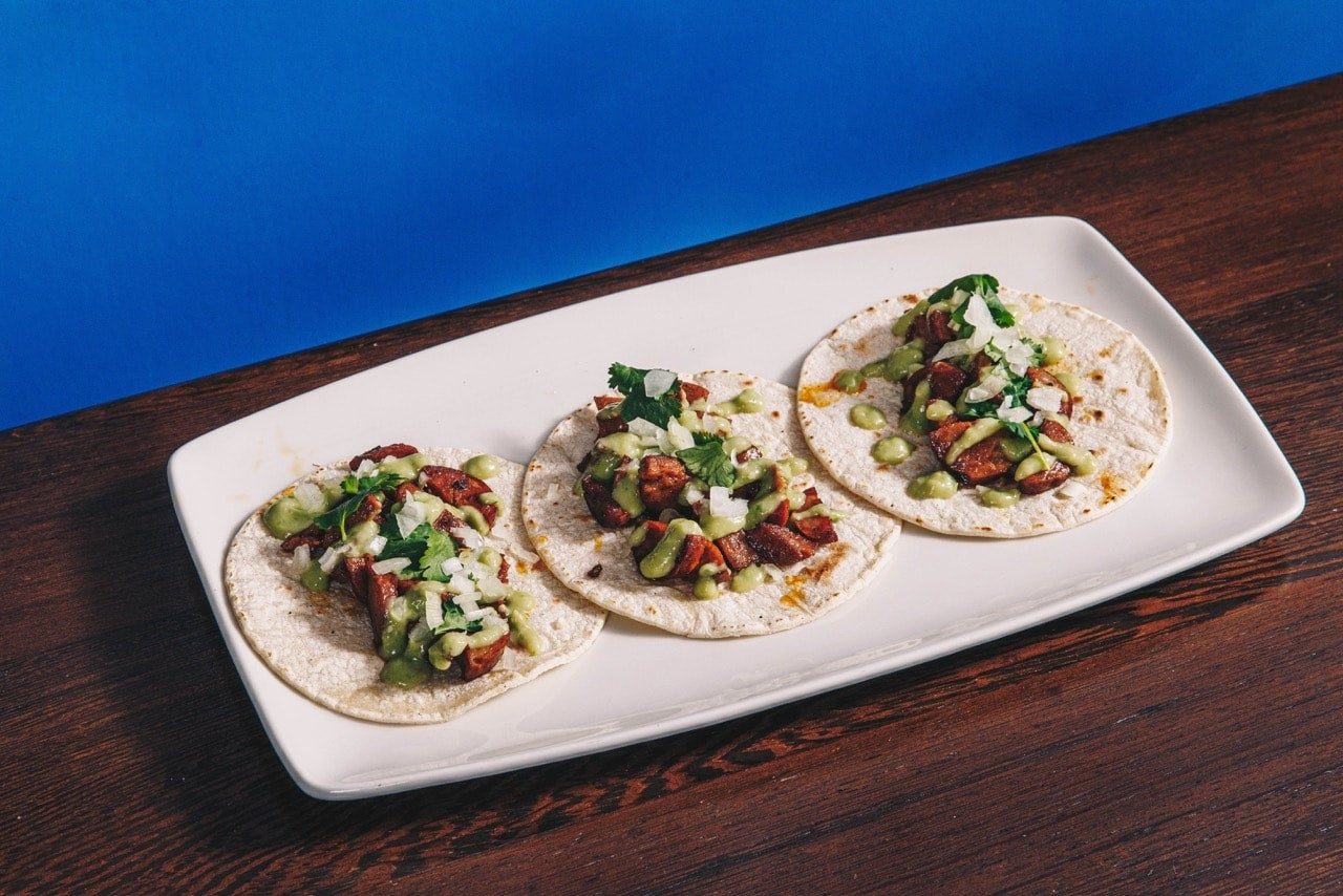 Chorizo Tacos.