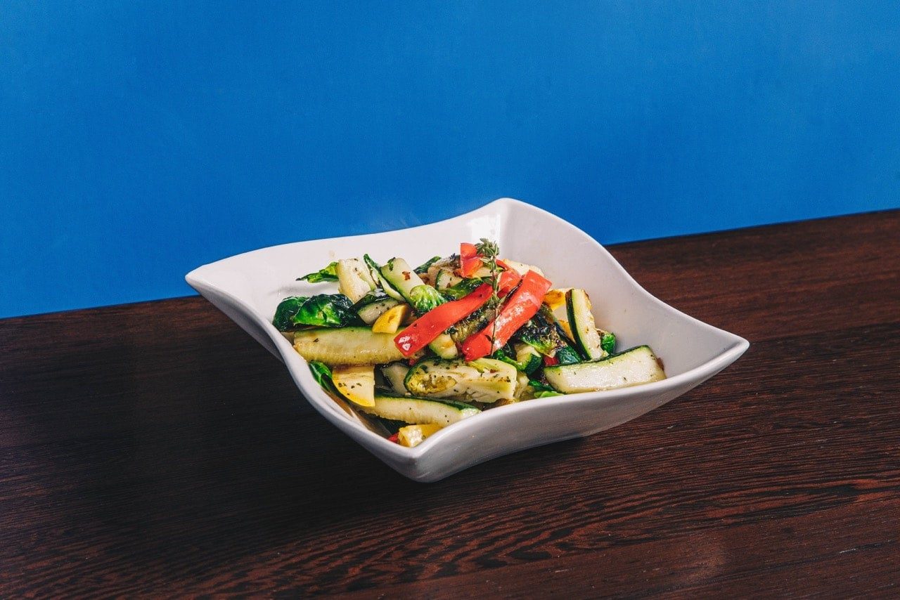 Vegetales De Temporada Salteados.